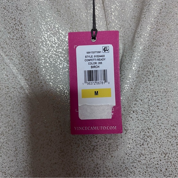 Vince Camuto Women’s Shimmering Gold/Metallic “Confetti Ready” Maxi Skirt - Picture 4 of 5